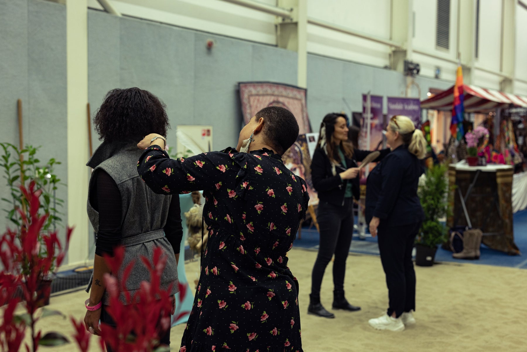 Spiritual Experience Event aura cleaning (mudging) with 4 woman